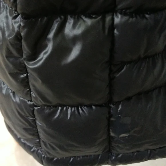 Michael Kors Hooded Packable Down Coat in Black - Picture 5 of 8